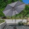 Villacera 9-Foot Outdoor Patio Umbrella with Base, Gray 83-OUT5446B - alternate 1